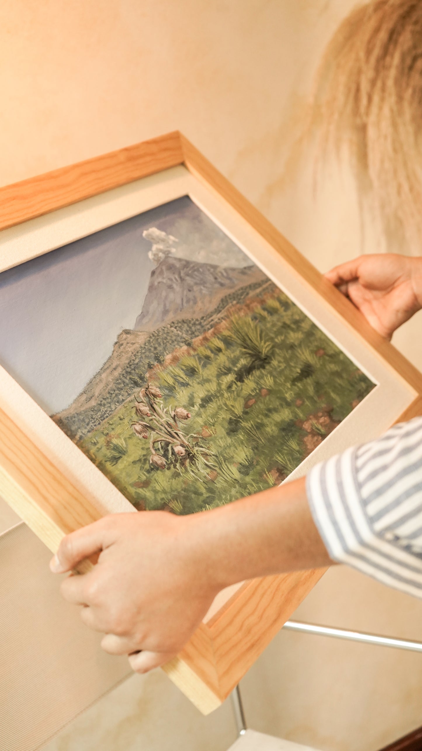 Volcán - Pintura oleo