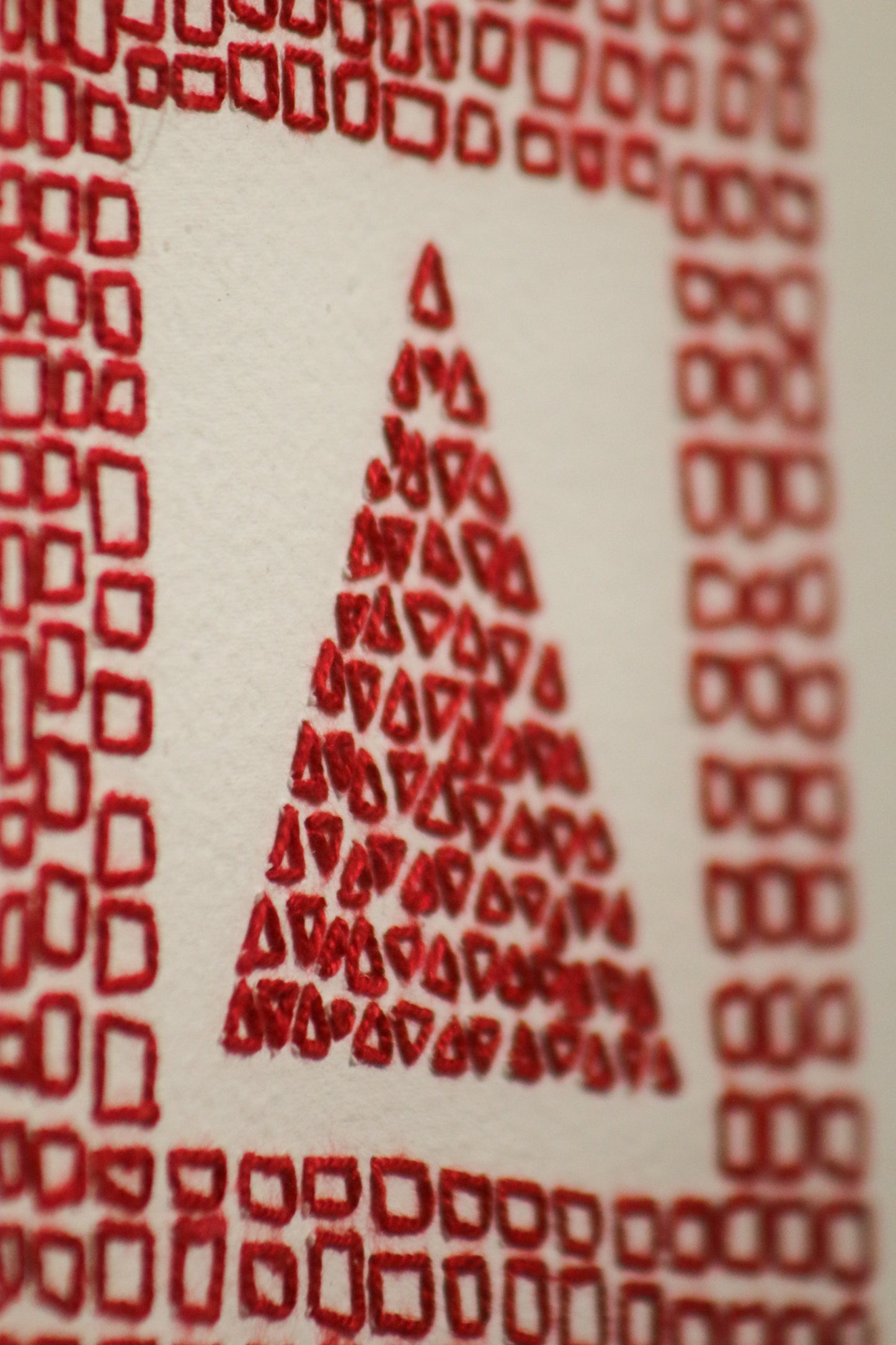 Bordado sobre papel