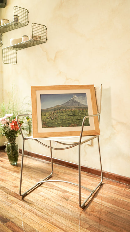Volcán - Pintura oleo