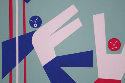 Dos de tres - Serigrafía