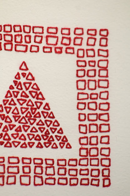 Bordado sobre papel