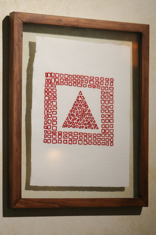 Bordado sobre papel